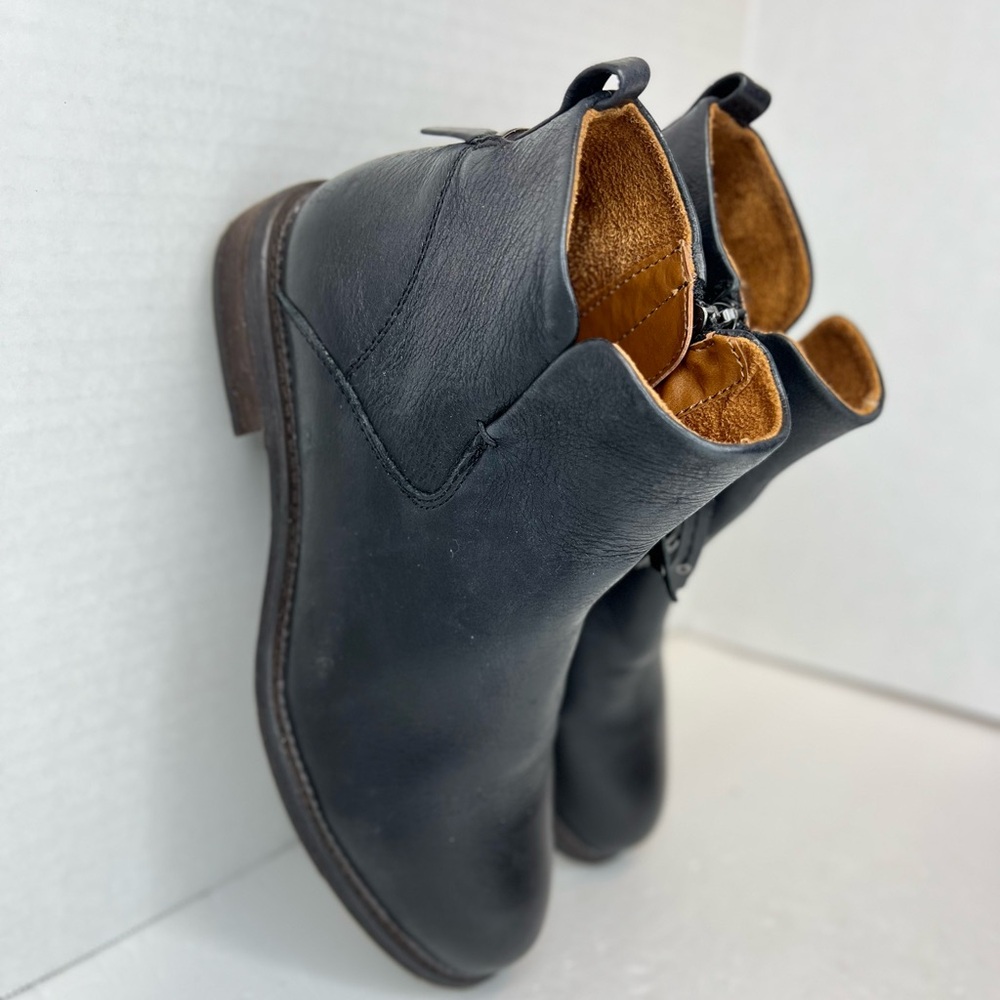 Franco Sarto Womens Hyla Black Leather Ankle Boots Size 8 Superb! Barely Worn..! - Picture 10 of 13